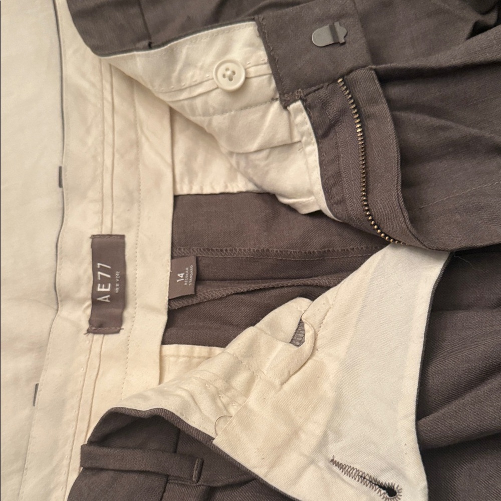 American Eagle Outfitters Gray Trousers